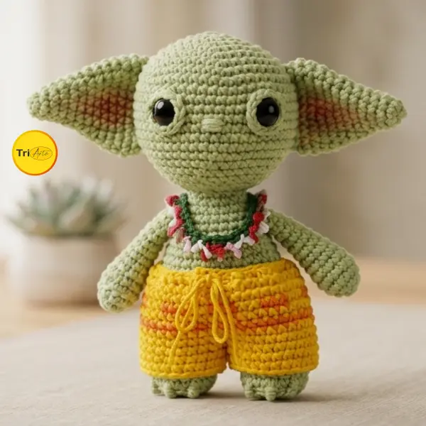 Receita de Amigurumi Baby Yoda - PDF Ilustrado