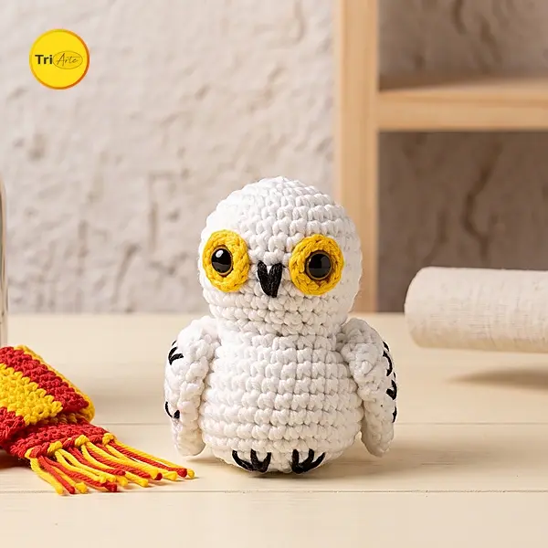 Receita de Amigurumi Chaveiro Edwiges - PDF Ilustrado