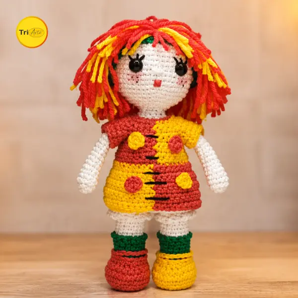 Receita de Amigurumi Emília - PDF Ilustrado