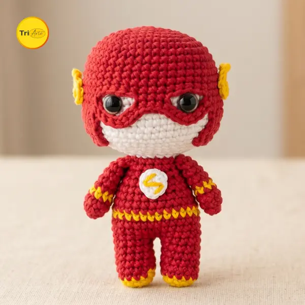 Receita de Amigurumi Flash - PDF Ilustrado