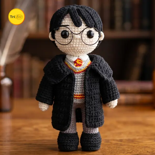Receita de Amigurumi Harry Potter - PDF Ilustrado
