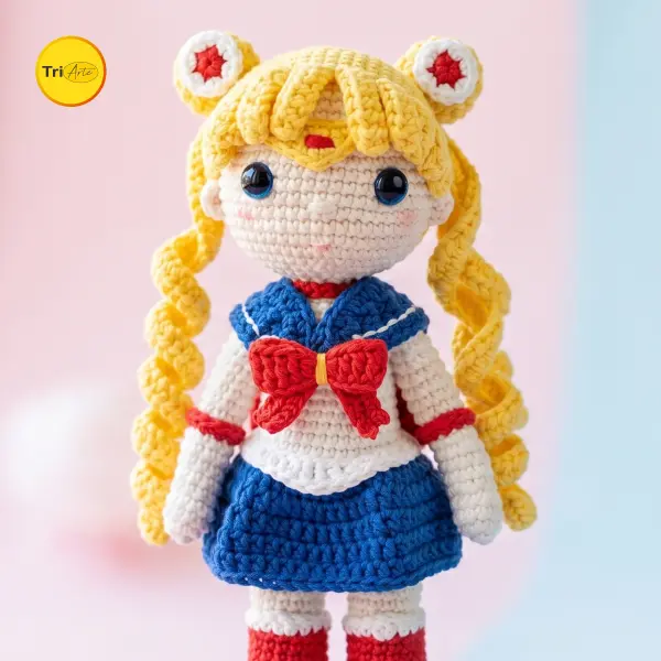 Receita de Amigurumi Sailor Moon - PDF Ilustrado
