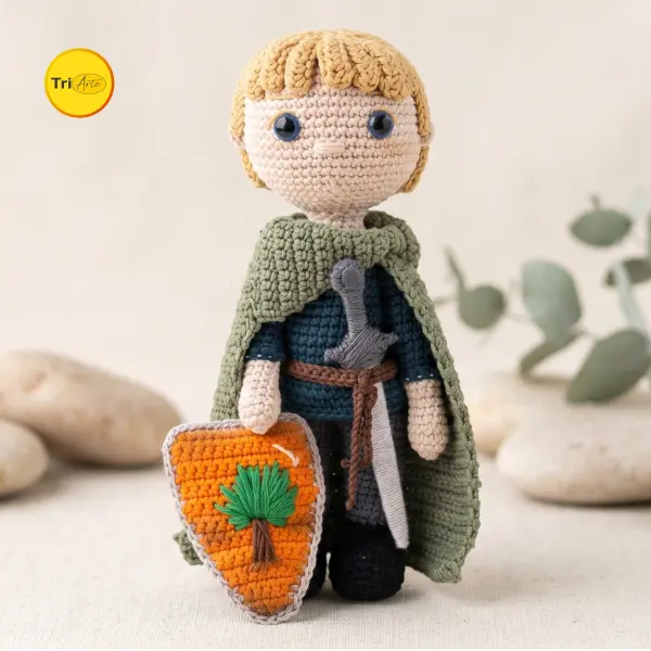 Duncan em Amigurumi Feito à Mão